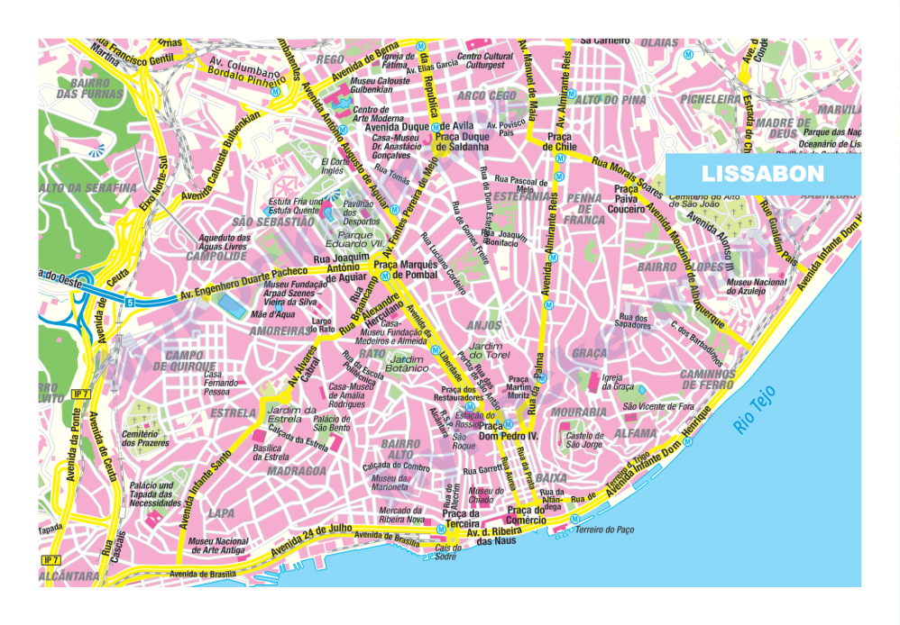 Lissabon-Notizbuch | MyPocketmaps