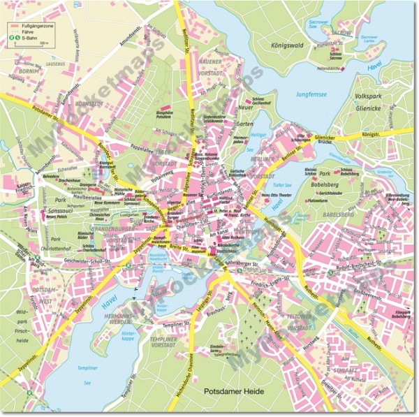 Potsdam - Stadtplan