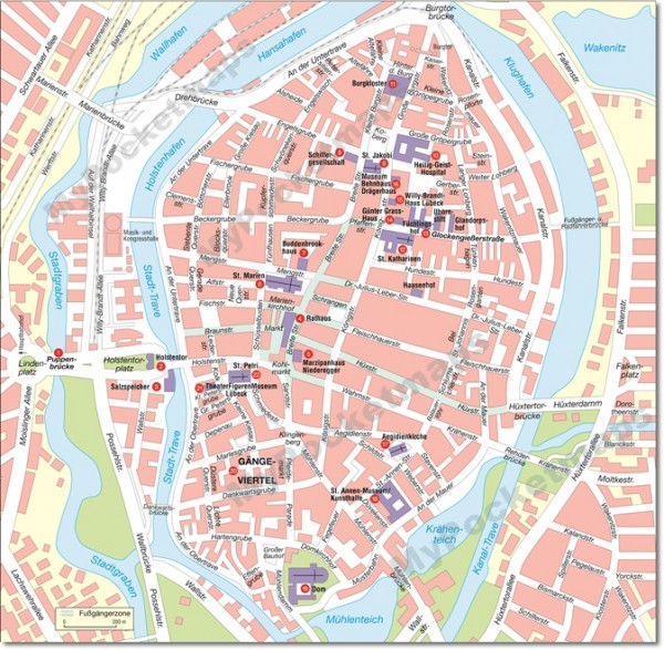Lübeck Stadtplan
