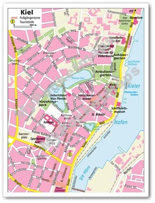 Kiel Stadtplan
