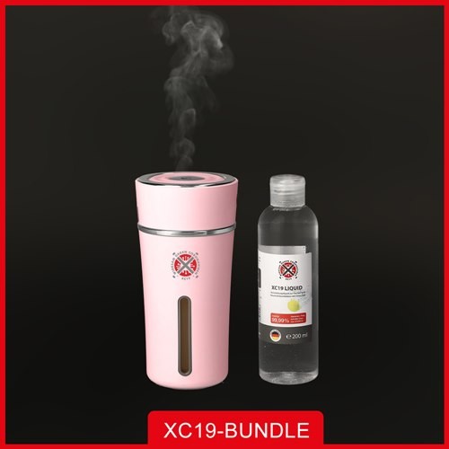 XC19 Paket XC19 Liquid 200ml + XC19 Vernebler XS 300ml Rosa