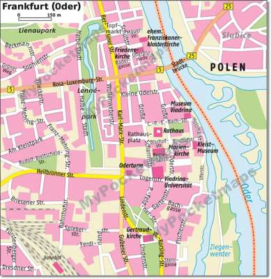 Brandenburg, Cottbus, Frankfurt/Oder, Neuruppin, Potsdam - Stadtpläne ...